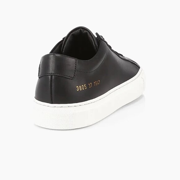 Woman By Common Projects Original Achilles Low Leather Sneakers, Size 37 - Picture 3 of 15